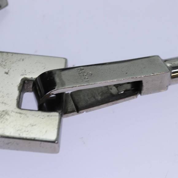 GUCCI Web Sherry Line Shoulder Bag Canvas Gray Red Green 01234 Auth 76421 - Picture 9 of 16